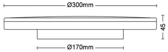 Philips- LED Dimmelhető mennyezeti lámpa OZZIET SCENE SWITCH LED/18W/230V 2700K