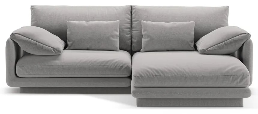 Világosszürke sarokkanapé (jobb oldali) Torino – Micadoni Home