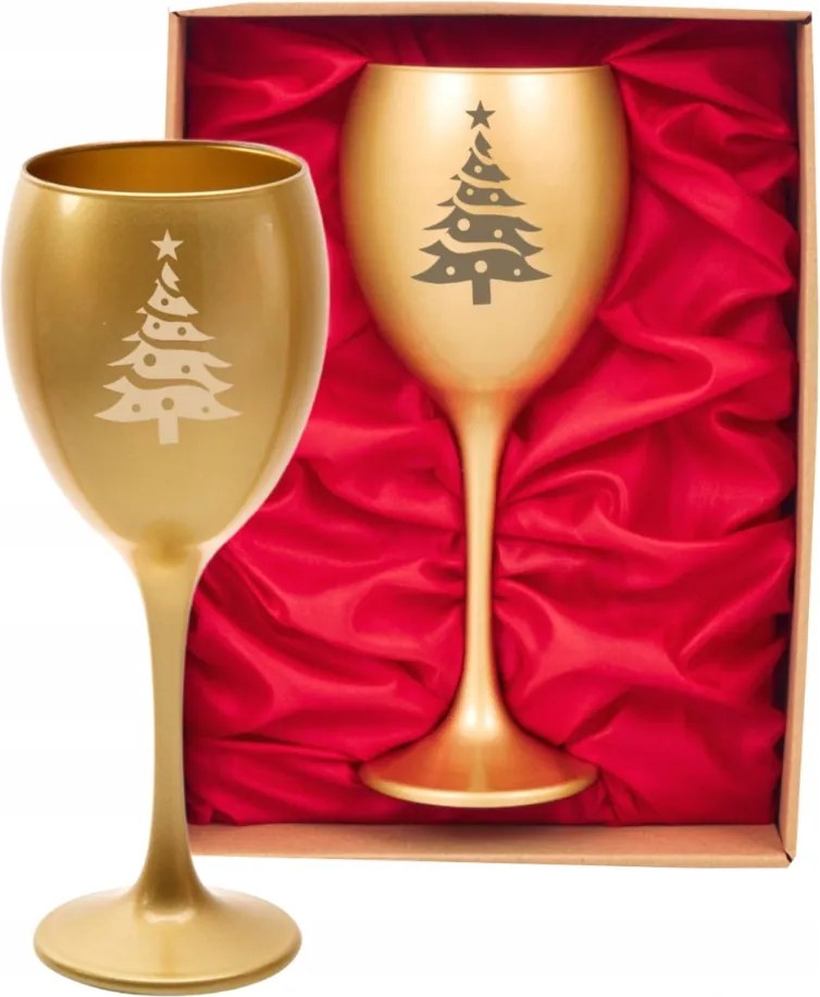 Karácsonyi Ajándék Borospohár Szett Anyának Apának