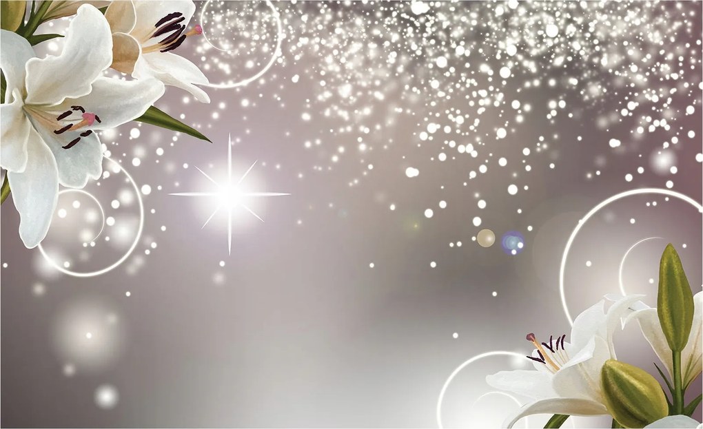 Fotótapéta Liliom finom álom elegancia csillogás Bokeh 312x219 +ragasztó