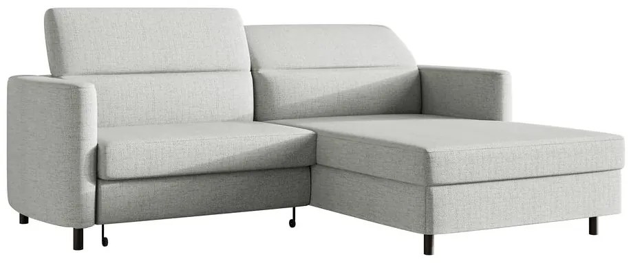 Sarokkanapé Buchu (J) (bézs szürke + fekete). 1099803
