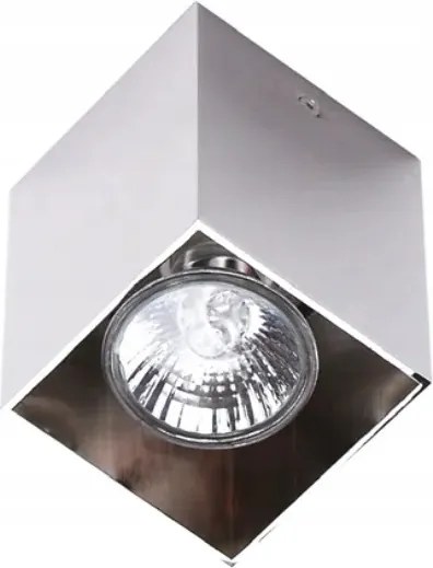 Mennyezeti spot lámpatest króm szögletes fém spot Maxlight