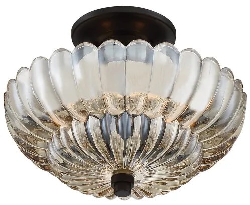 Quoizel QZ-WHITECAP-SF-S - Mennyezeti lámpa WHITECAP 3xE14/40W/230V átm. 29,7 cm