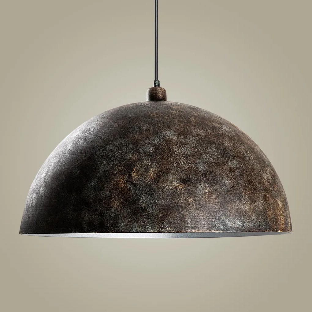 KURE-60-236 Retro antikolt fém függőlámpa, Ø60 cm