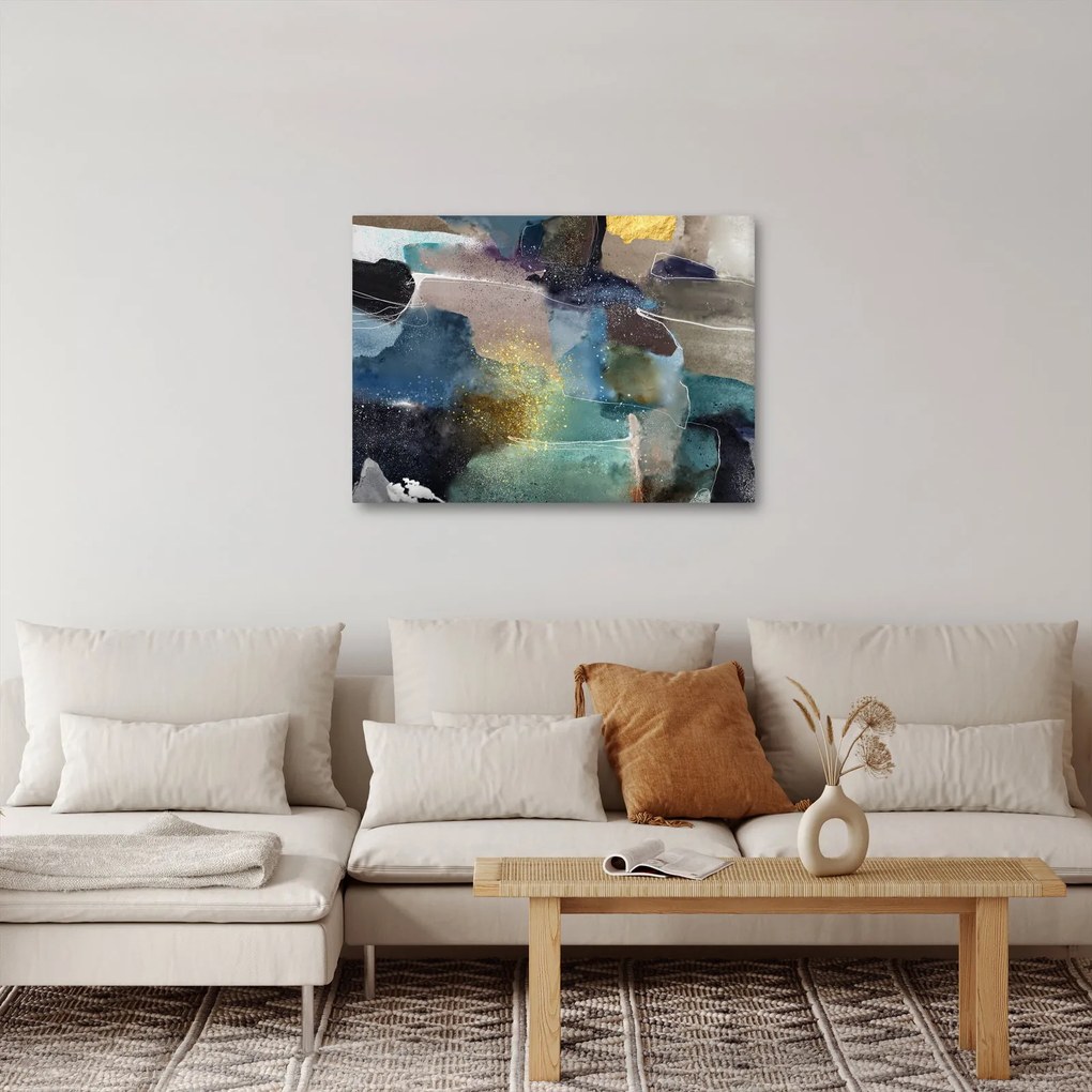 Kép - Akvarell absztrakció (70x50 cm)