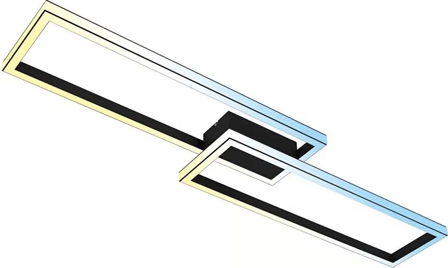 Briloner 3761015 - Dimmelhető mennyezeti LED lámpatest LED/45W/230V 2700-6500K + távirányító fekete