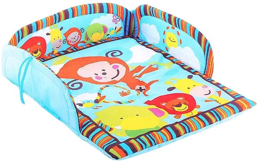 Dzsungel játszószőnyeg játékhíddal