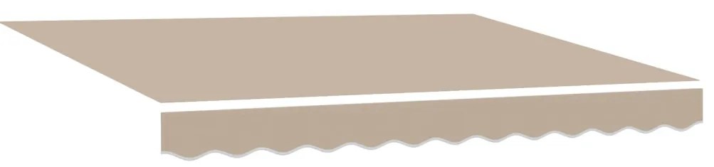 Kézi Behúzható Napellenző LED-del Fehér 300x250 cm