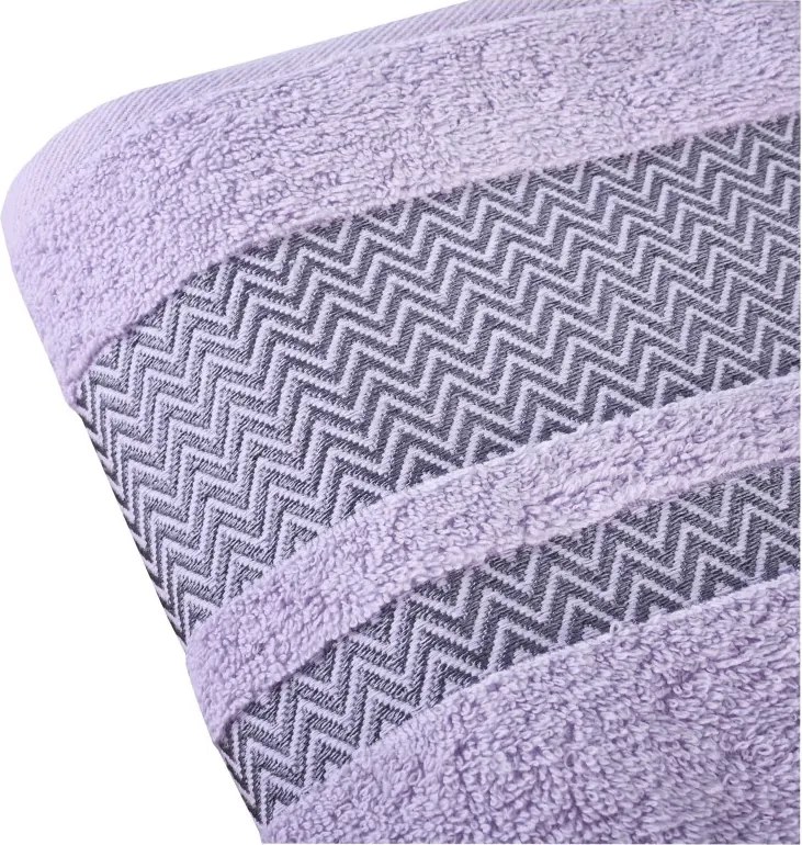 EMI Ates lila pamut fürdőlepedő 70x140 cm