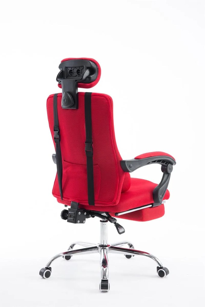 Fellow szövet irodai forgószék, dönthető háttámlával, lábtartóval, állítható fejtámlával