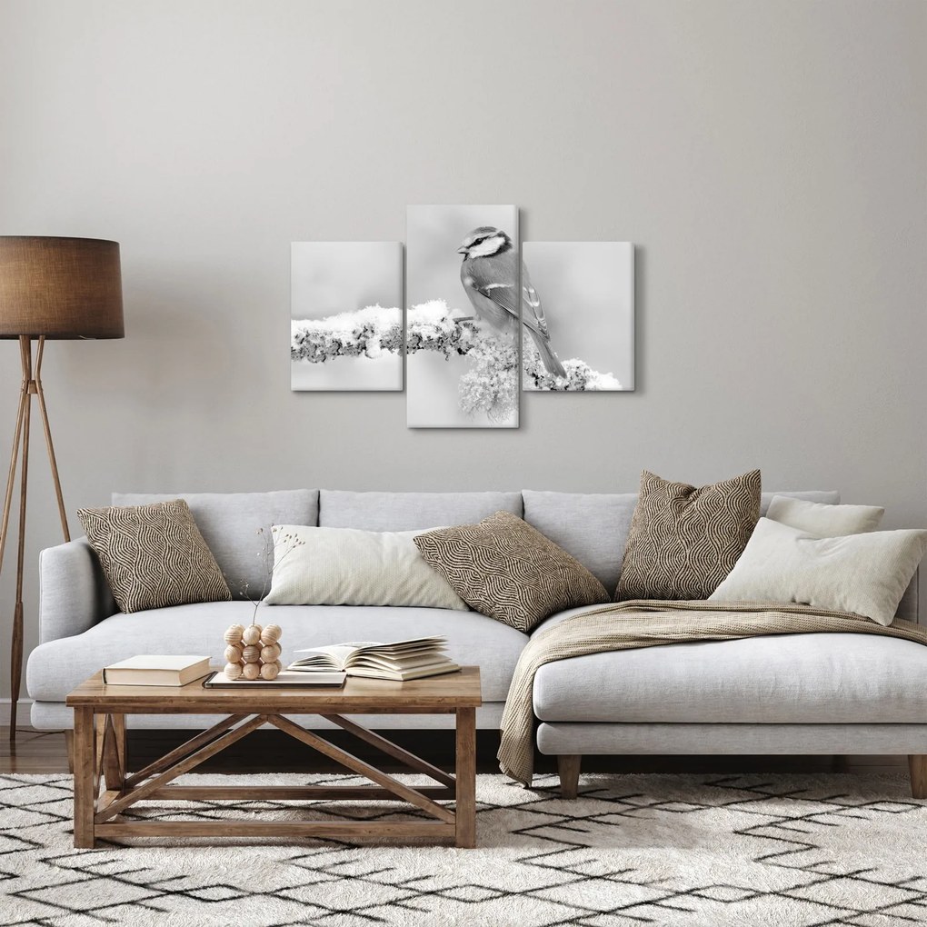 Kép - Egy madár egy ágon (90x60 cm)