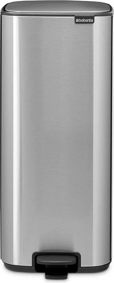 Matt ezüstszínű acél pedálos szemetes 30 l Bo – Brabantia
