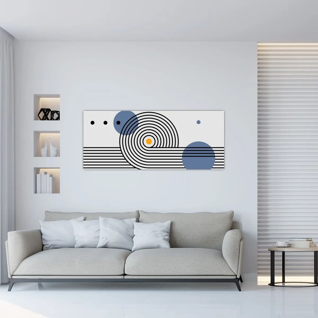 Kép - Minimalista absztrakció N⁰1 (120x50 cm)