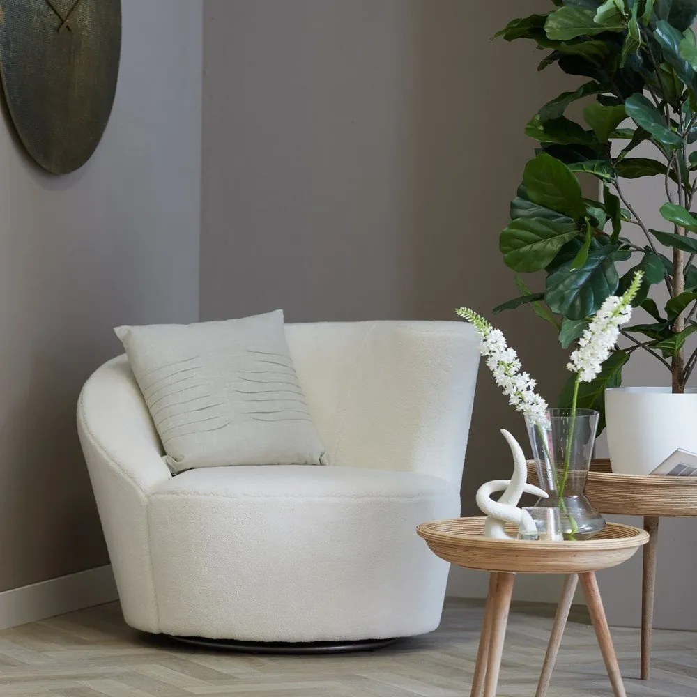 Rattan kerek tárolóasztal szett 2 db-os ø 56 cm Colon – Light &amp; Living