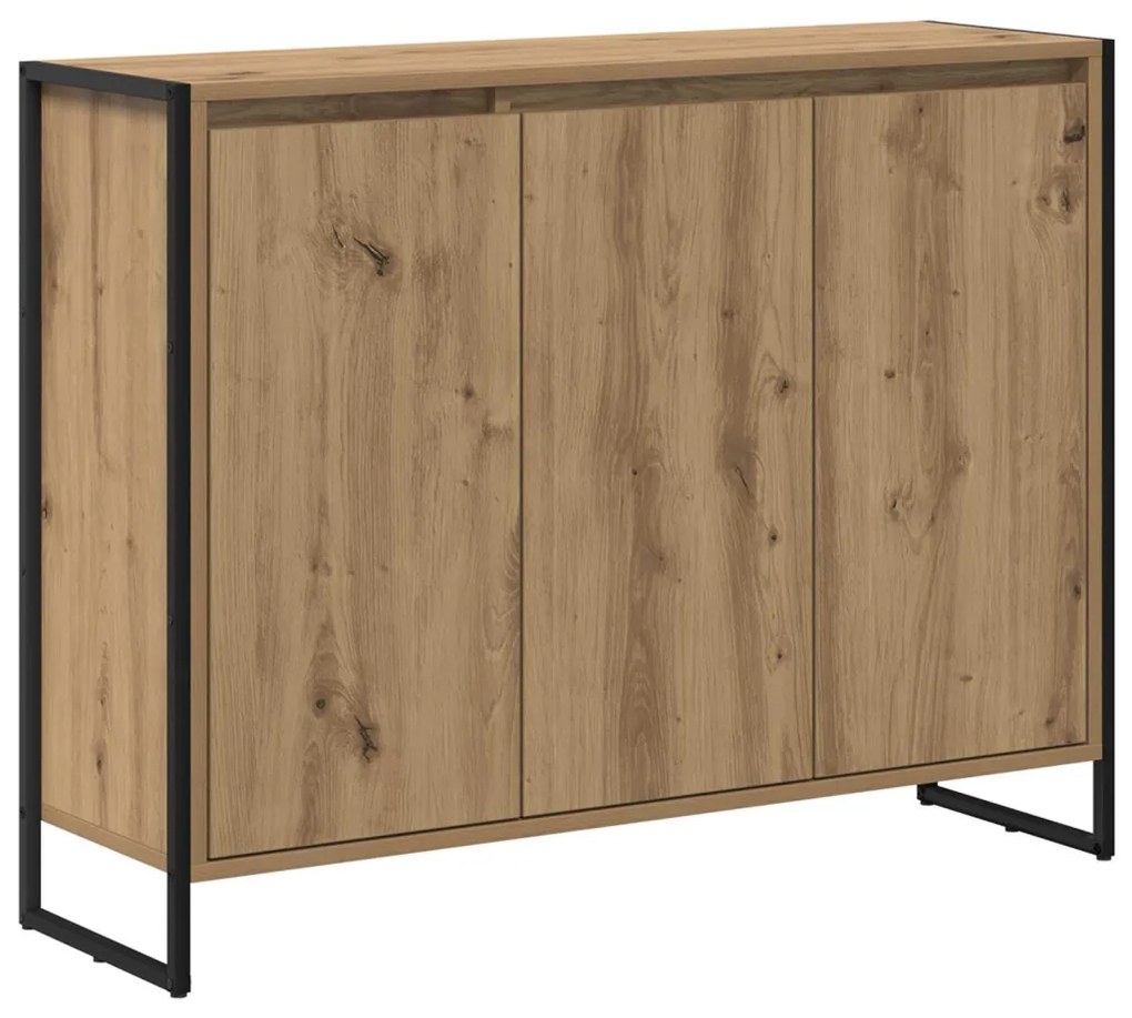 Oldalsó szekrény Művészi tölgy 96,5 x 30 x 75 cm Faanyag