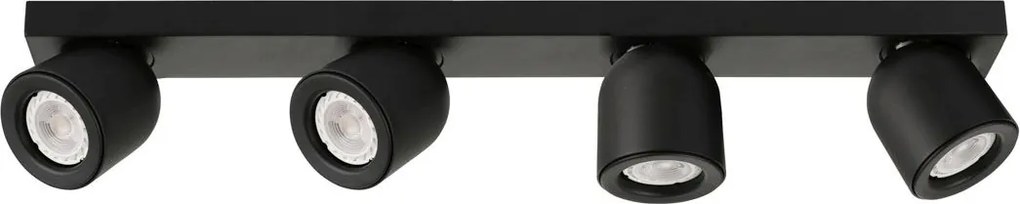 Italux Modern Spot lámpa Nuora Fekete ITXSPL-2855-4B-BL