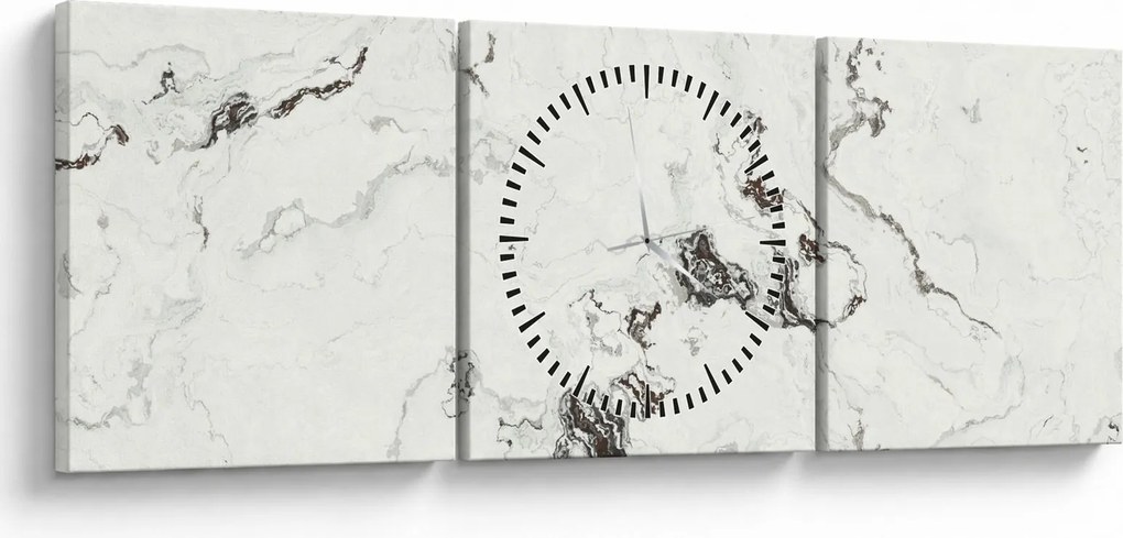 Kép - Fehér márvány (órával) (90x30 cm)