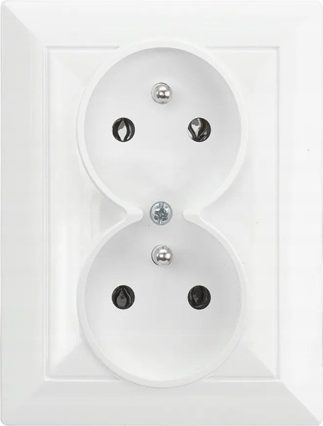 Dupla aljzat fehér, cseh földeléssel Abex gyöngy kerettel