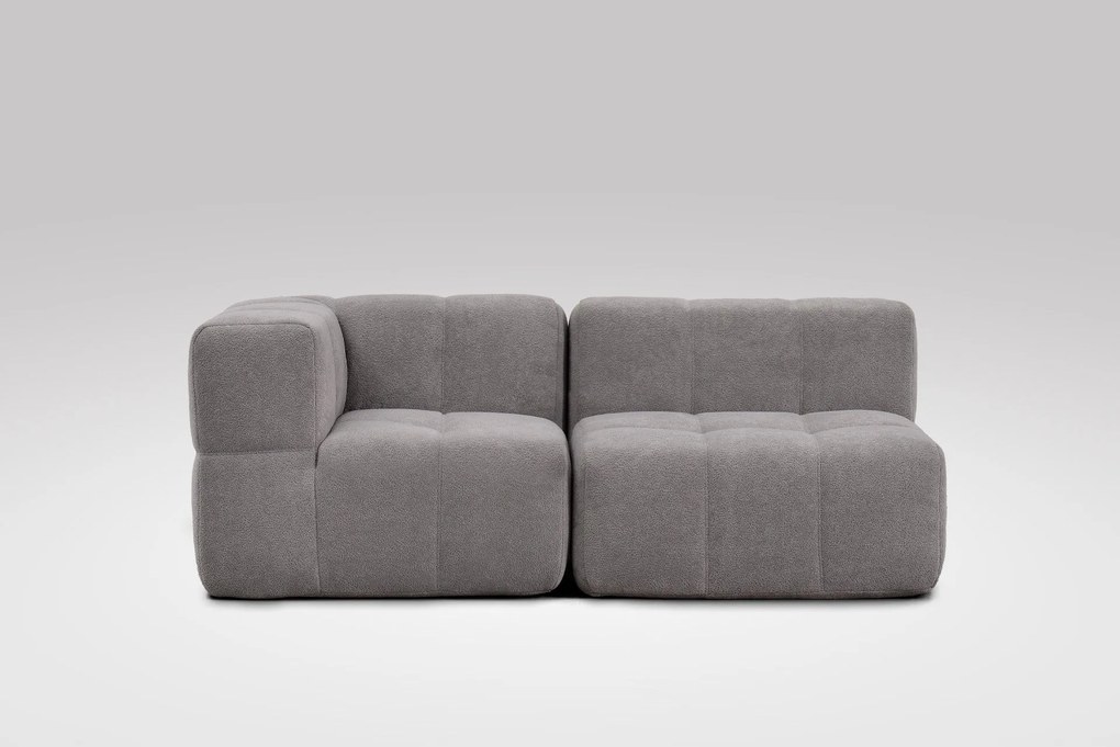 2 Teiliges Modulares Sofa – Grau