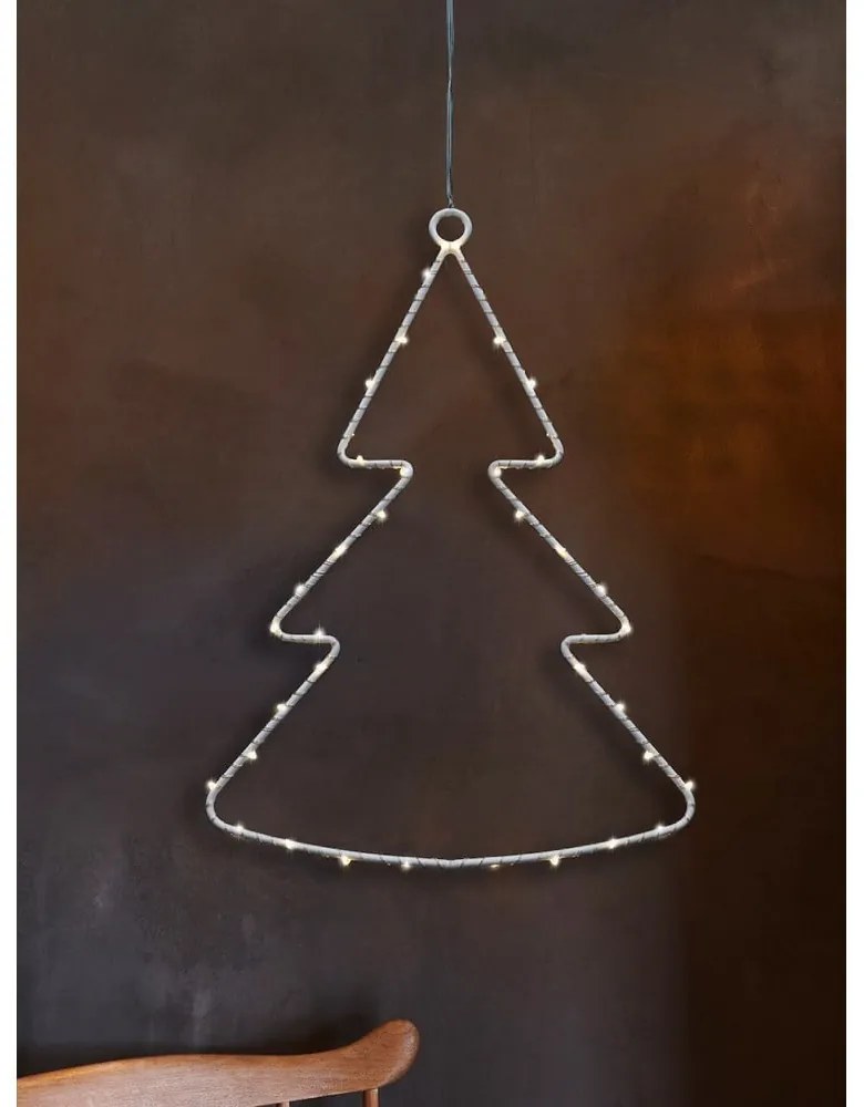 Fehér függő karácsonyi fénydekoráció Liva – Sirius