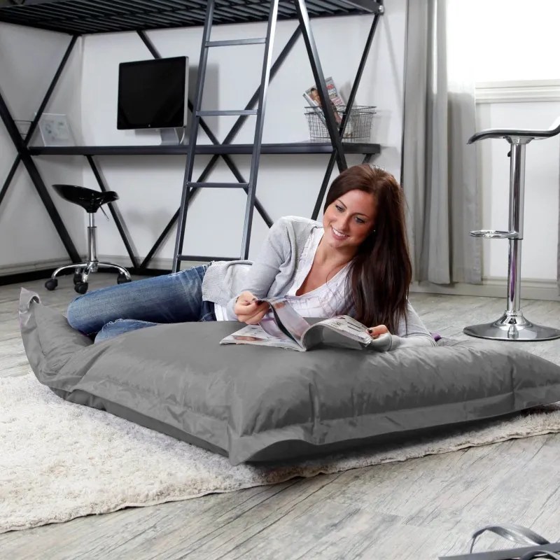 Babzsák párna nylonból TiaHome - Fekete