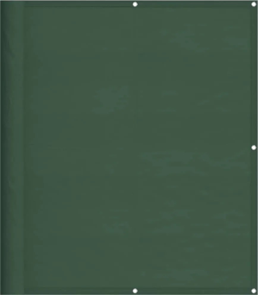 vidaXL sötétzöld 100% oxford poliészter erkélyparaván 120 x 800 cm
