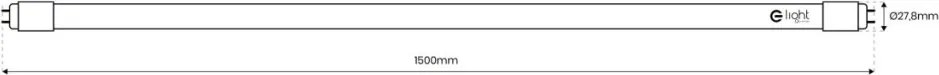 Eko-Light BULB EK8552 LED vonalas lámpa 1x23W/G13/T8/150CM 6500K 3700LM IP20