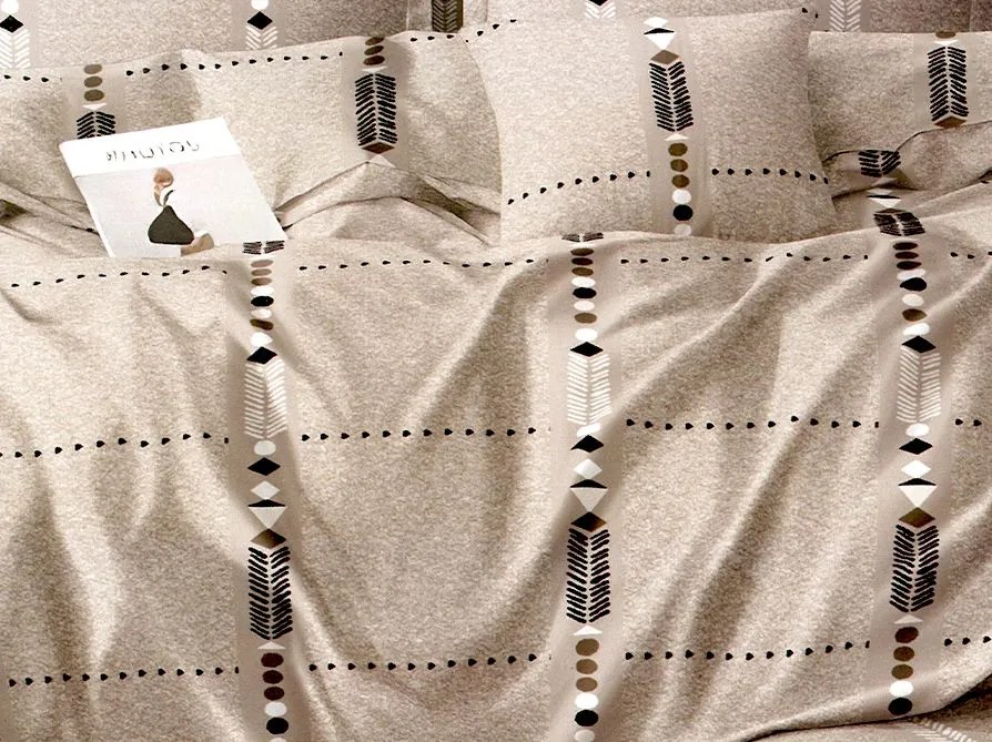 Homa ALEVA STILL 3 részes flanel ágynemű 140x200 cm