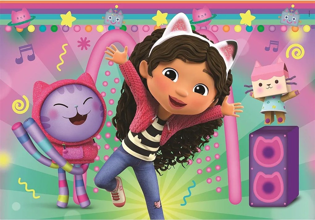 Gabi babaháza Glittery Day 2x60 db-os puzzle Clementoni