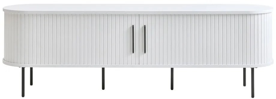 Fehér TV-állvány 180x56x45 cm Nola – Unique Furniture