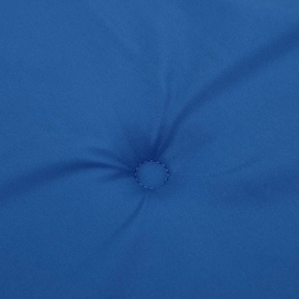 6 db királykék oxford szövet magas háttámlájú székpárna