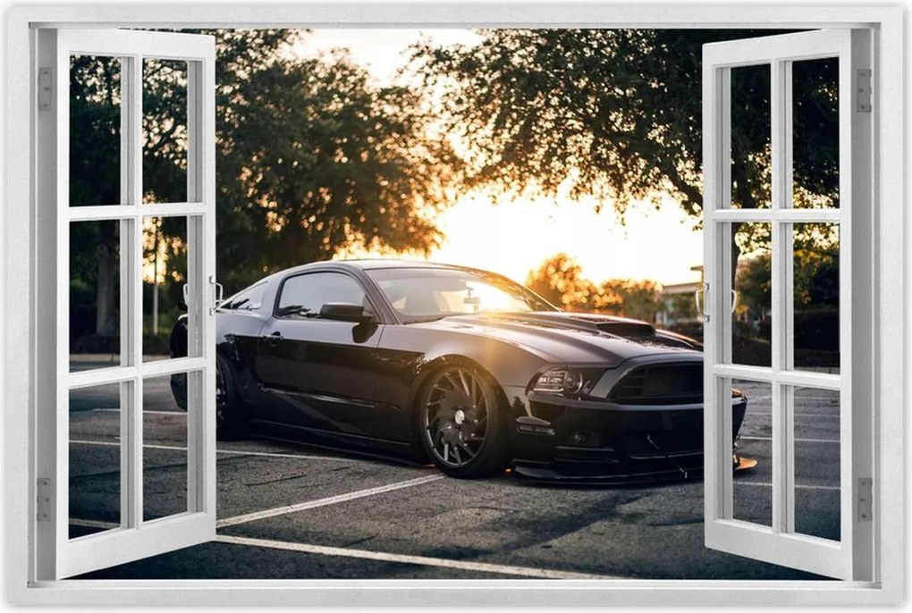 Poszterek 60x40 Fekete fenevad Mustang