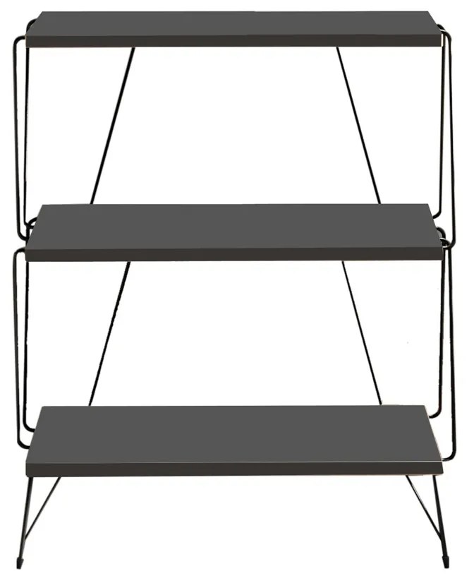 Lazandos Anthracite kisasztal