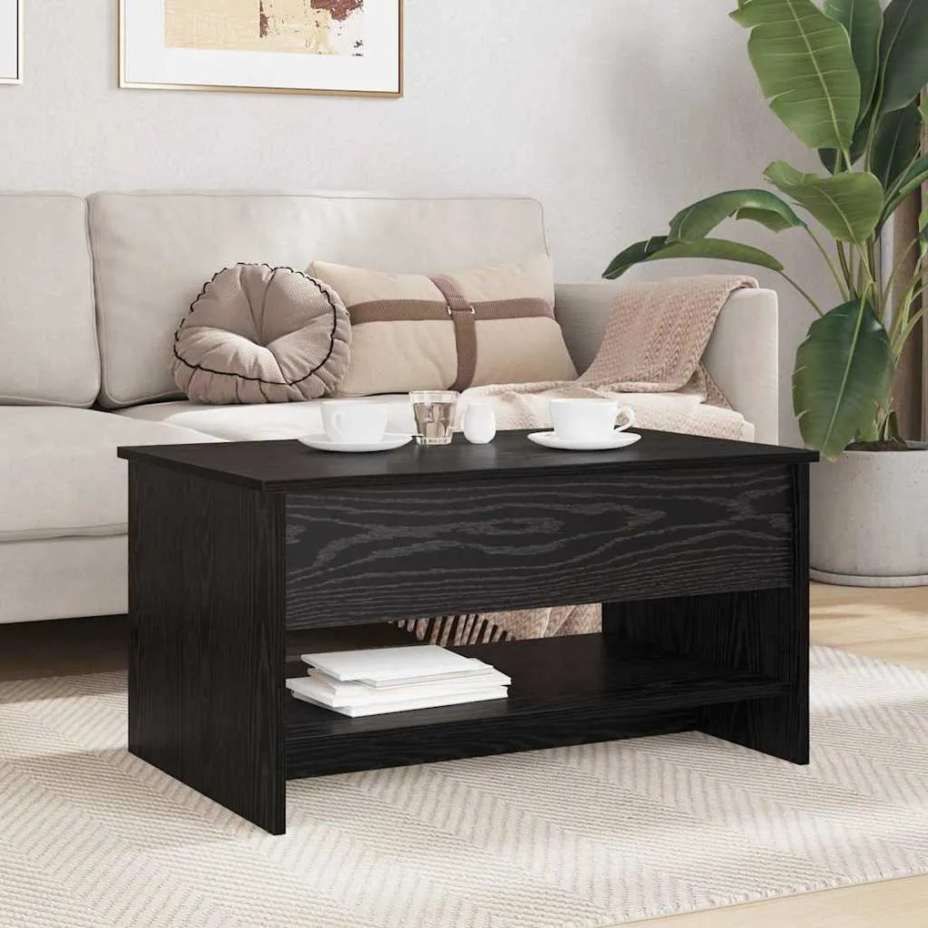 Dohányzóasztal Musta tammi 80 x 50.5 x 41.5 cm Faanyag