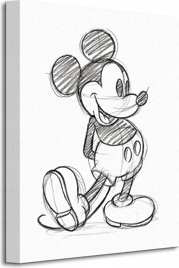 Disney Mickey egér vászonkép 30x40 cm