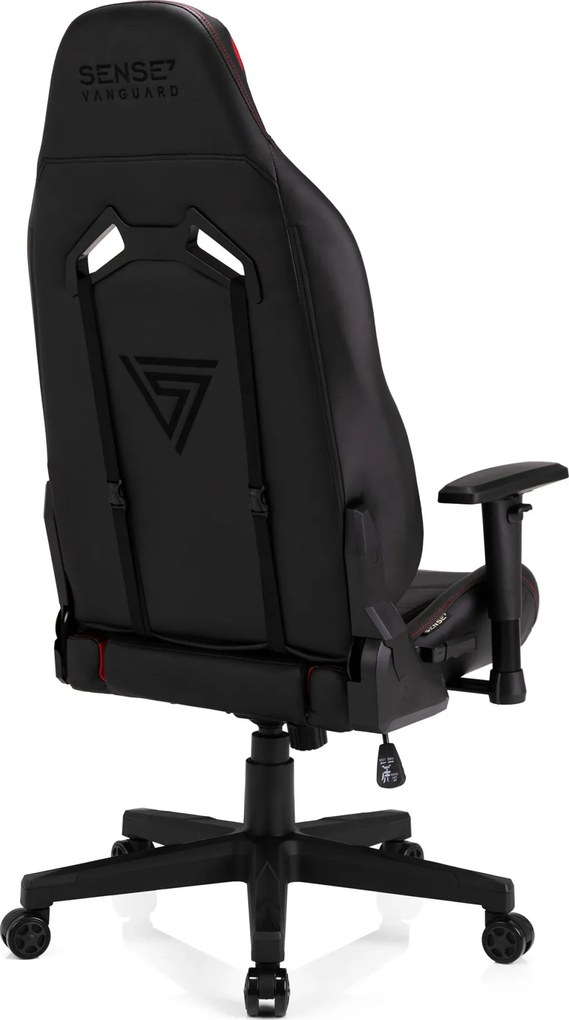 Gamer szék SENSE7 Vanguard fekete és piros