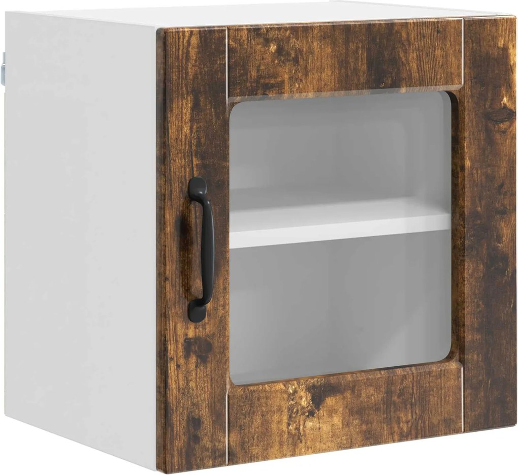vidaXL Konyhaszekrény polcokkal Füstölt tölgy 40 x 31 x 40 cm Faanyag