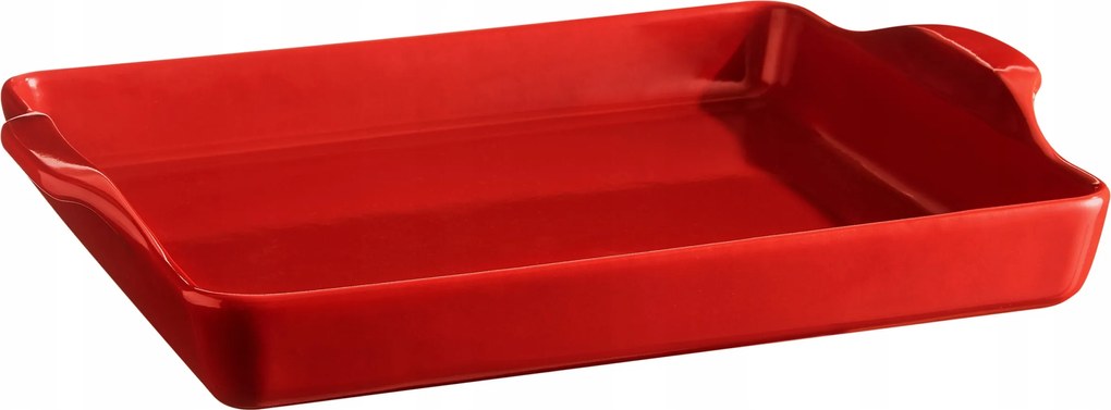 Emile Henry Kitchen Kerámia Focaccii Sütőforma Piros