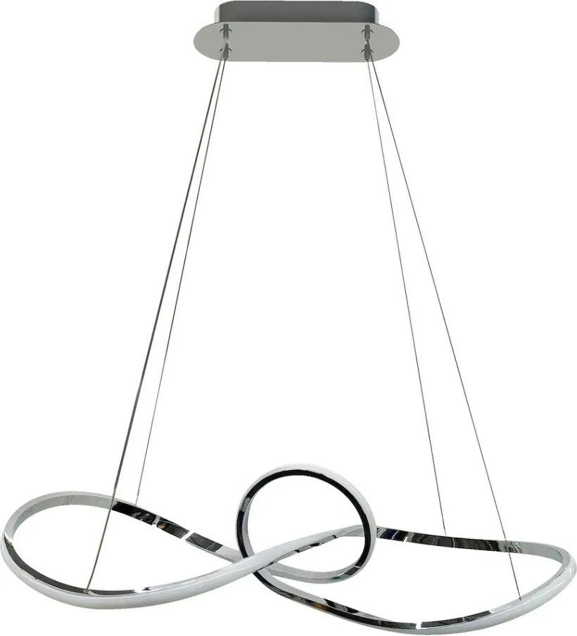MILAGRO ML8117 Modern Led Függesztett Lámpa Króm LED IP20