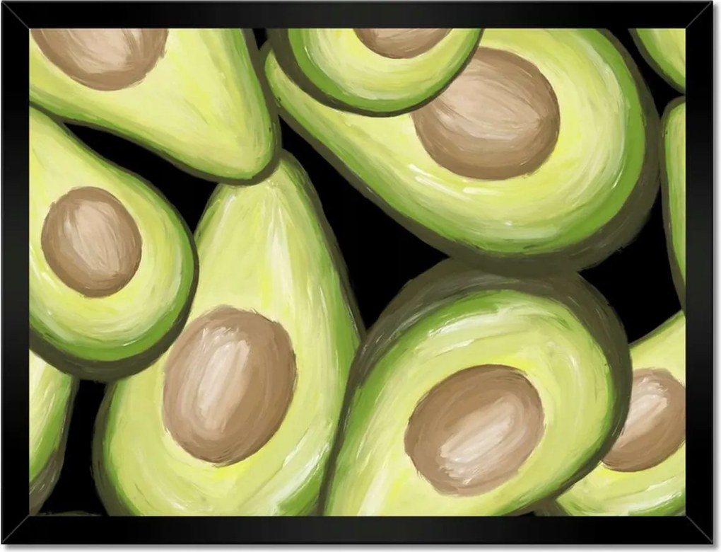 Poszterek keretben 40x30 Avokádó Gyümölcs Natu mag