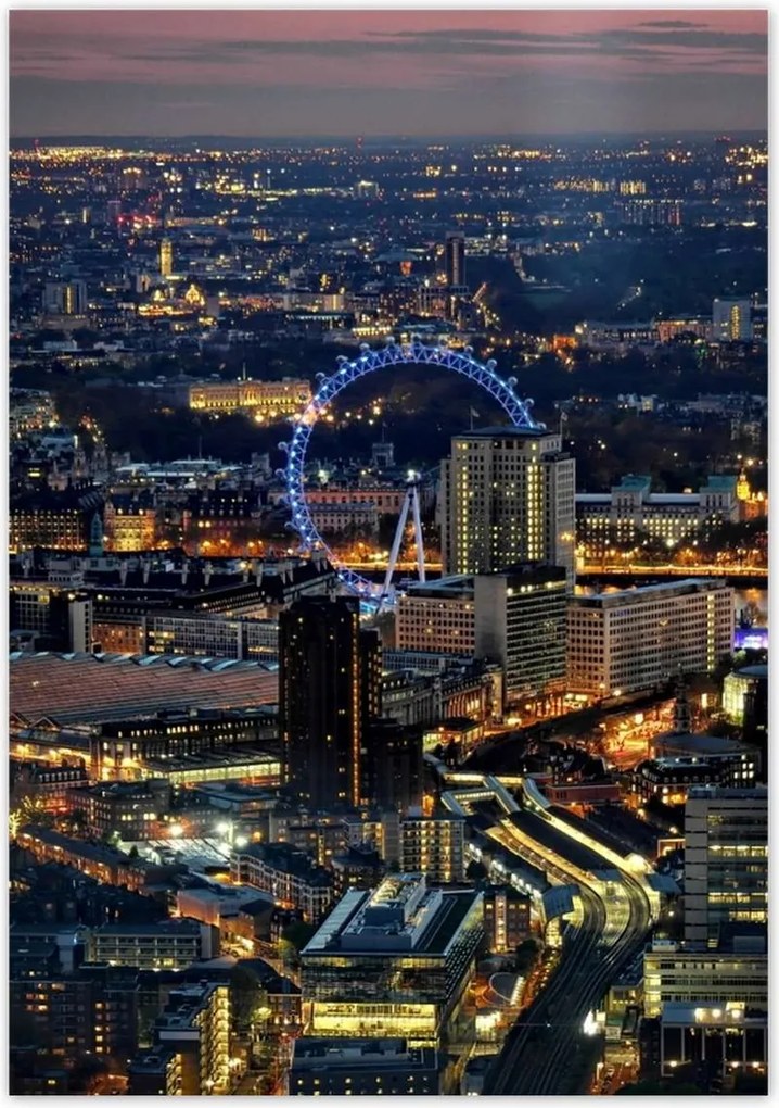 Poszterek 70x100 London éjszaka