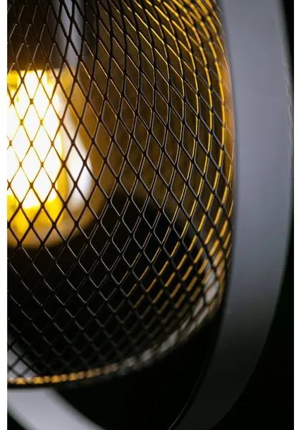 Lámpa Mennyezeti lámpatest XALIS 1, 7214,AC220-240V,50/60Hz,1*E27,IP20,átmérő 30CM,egyes, fekete