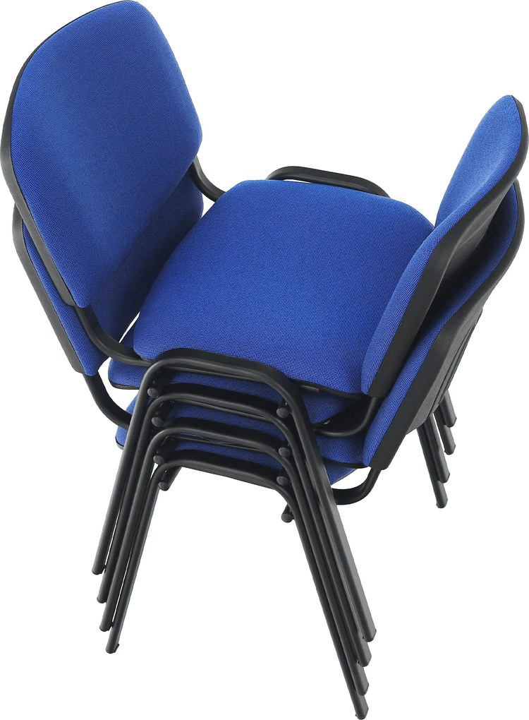 Irodai szék, kék, ISO NEW