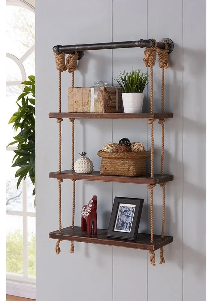 Fali polc 120x60 cm fenyő