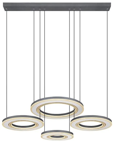 Globo 67191-80 - LED Dimmelhető csillár zsinóron BLASIUS LED/80W/230V + távirányító