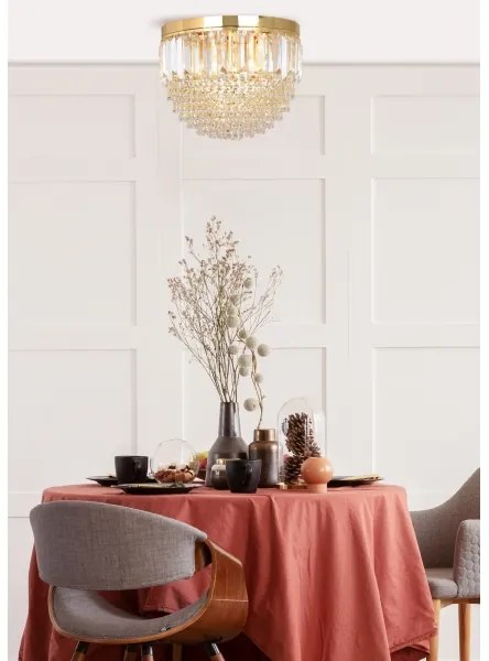 Zuma Line FC19003/5 - Mennyezeti lámpa CHARLOTTE 5xE14/40W/230V átm. 40 arany