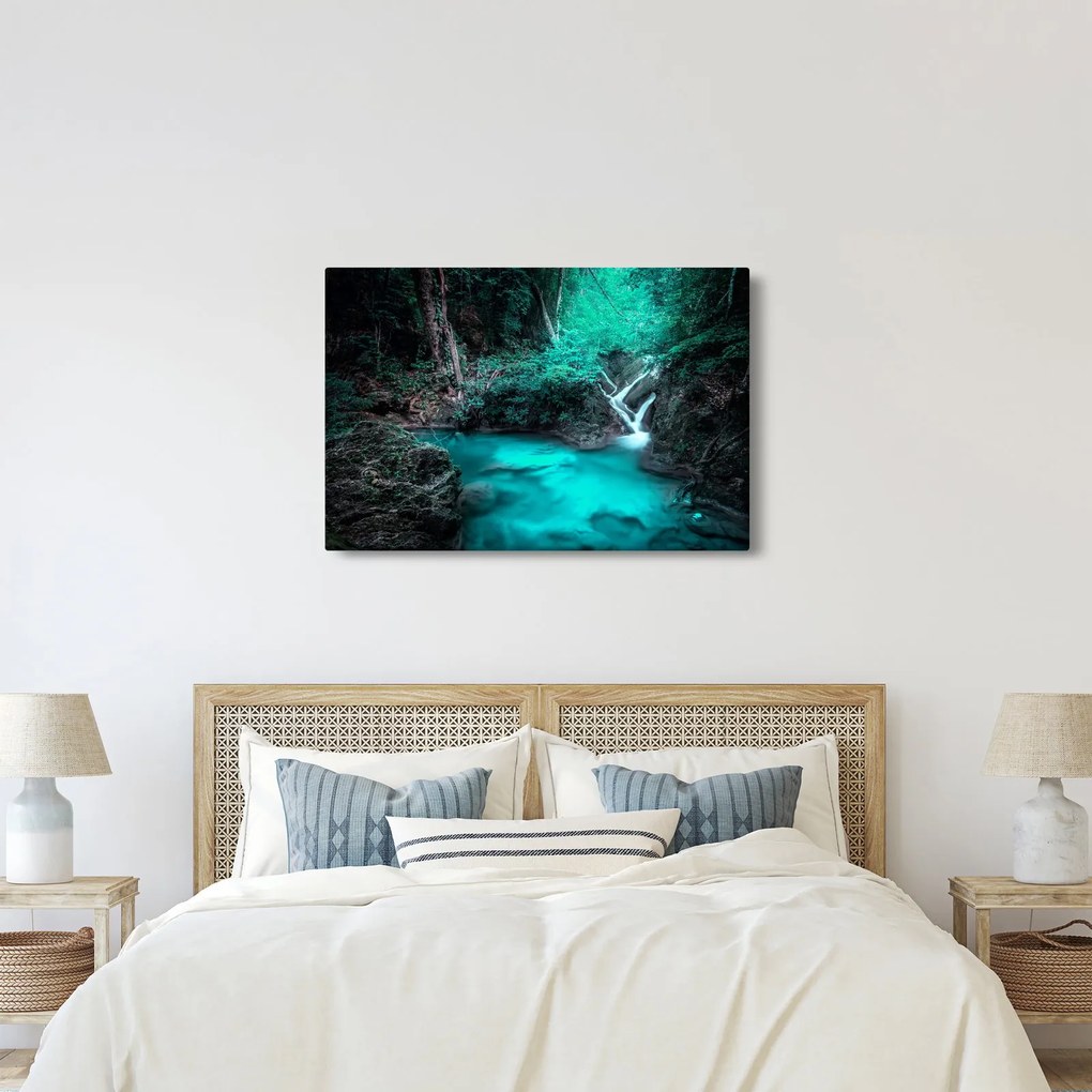 Kép - Türkiz tó (90x60 cm)