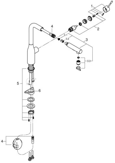 GROHE 30270DL0 - ESSENCE bronz mosogatócsaptelep