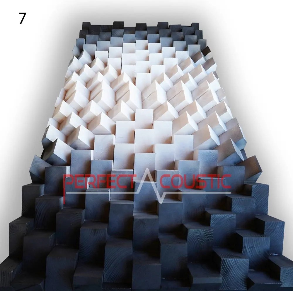 Fali panel 70x140x7cm-design panel - diffúzor 4-szín - 140x70x7cm