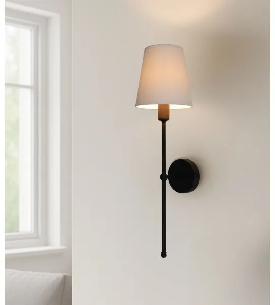 MADELA fali lámpa 1xE14/40W/230V bézs/fekete